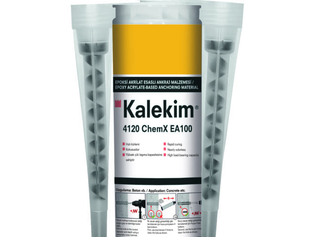 Kalekim’den Sismik Koşullar İçin  Güvenli ve Çevre Dostu Çözüm: 4120 ChemX EA100