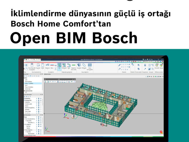 Bosch Home Comfort’tan İklimlendirme Sektöründe Bir İlk: 2D ve 3D Özellikli “Open BIM Bosch” Platformu