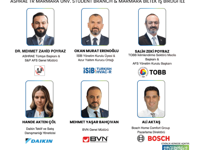 ASHRAE İklimlendirme Zirvesi, Sektör Temsilcilerini Marmara Üniversitesi’nde Bir Araya Getiriyor