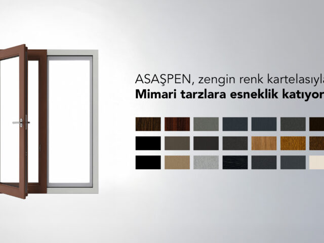 ASAŞPEN, ZENGİN RENK KARTELASIYLA MİMARİ TASARIMLARA ESNEKLİK KATIYOR
