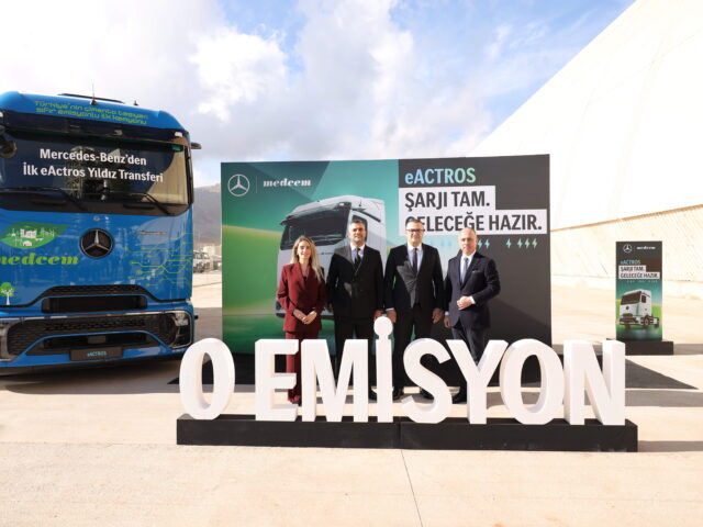 Mercedes-Benz Türk, İlk Mercedes-Benz eActros 600 Teslimatını Medcem Çimento’ya Gerçekleştirdi