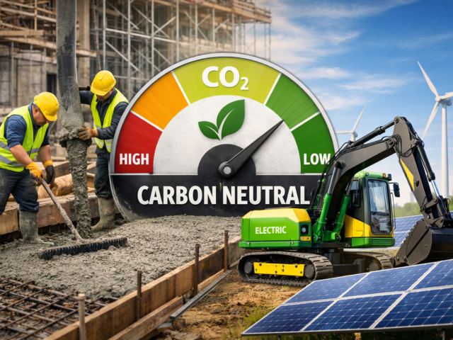 Karbon Nötr Şantiyeler: İnşaat Sektöründe Yeni Dönem