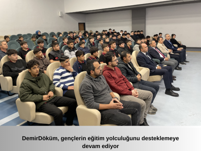 DemirDöküm, gençlerin eğitim yolculuğunu desteklemeye devam ediyor