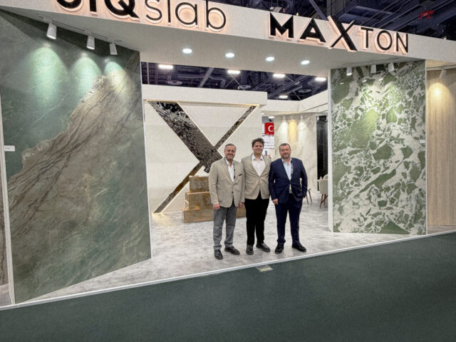 BiqSlab Maxton, Coverings 2026’ya Büyük Ebatlı Tasarımlarını Sergiledi