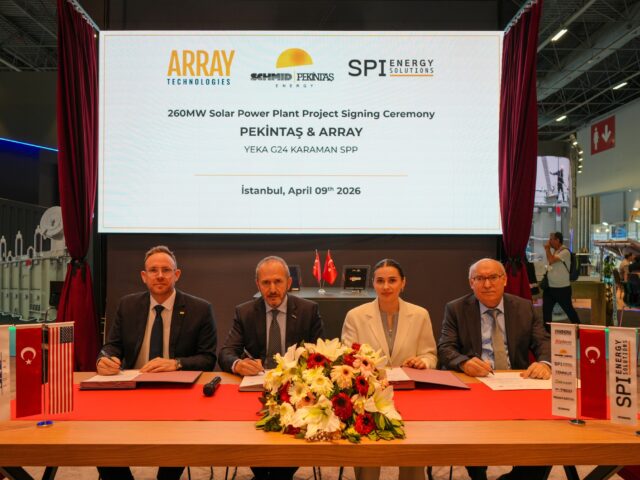 Pekintaş Group ve ARRAY, Karaman GES için güçlerini birleştirdi