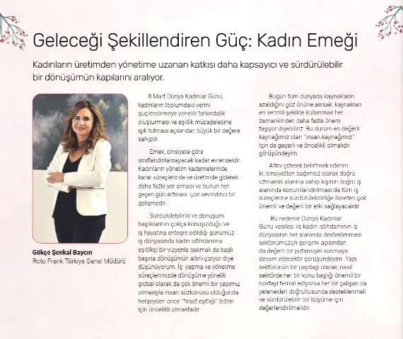 Geleceği Şekillendiren Güç: Kadın Emeği