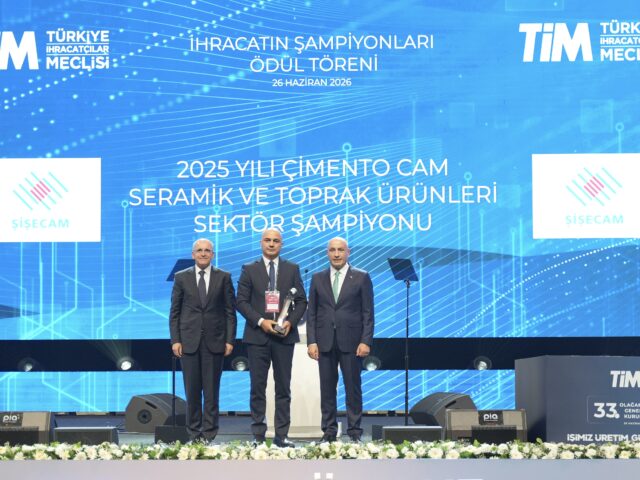 Şişecam “İhracat Şampiyonu” oldu
