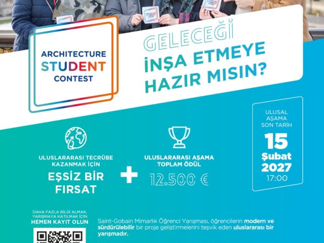 Saint-Gobain Mimarlık Öğrenci Yarışması 2027 için başvurular başladı