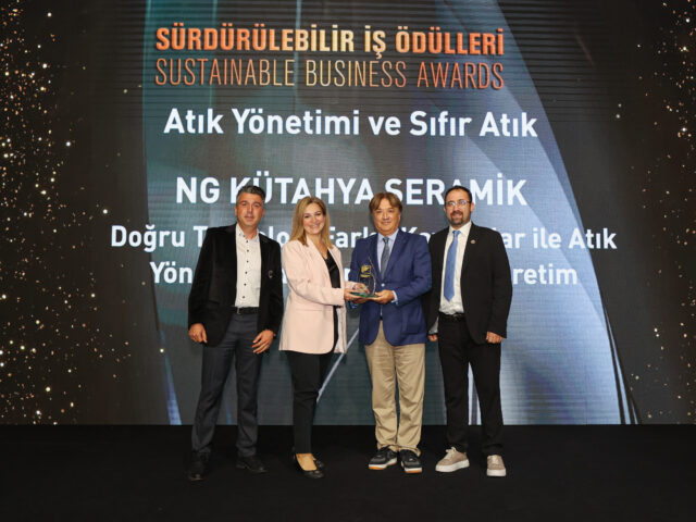 NG KÜTAHYA SERAMİK’İN SÜRDÜRÜLEBİLİR ÜRETİM YAKLAŞIMINA ÖDÜL!